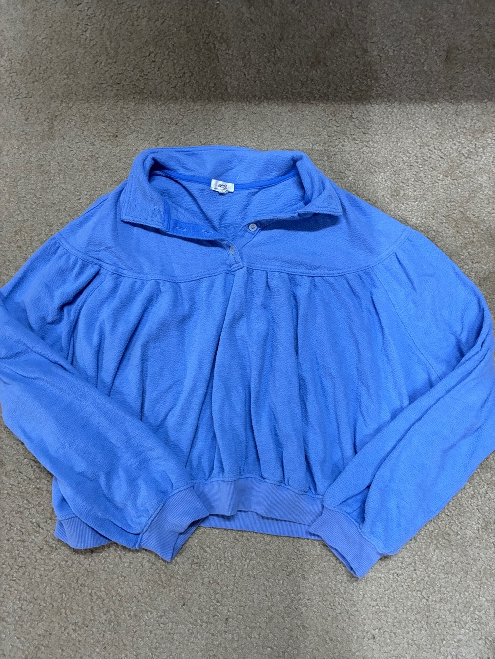 Aerie soft life button sweatshirt